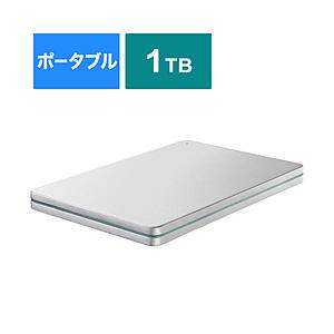 IO DATA(アイオーデータ) HDPX-UTSC1S 外付けHDD USB-C＋USB-A接続 「カクうす アルミボディ」Windows 11対応 シルバーｘグリーン ［1TB /ポータブル型］ | I-O DATA