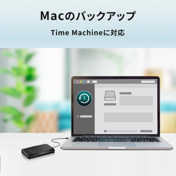 IO DATA(アイオーデータ) SSPA-USC500K 外付けSSD USB-C＋USB-A接続 (Chrome/iPadOS/Mac/Windows11対応) ブラック ［500GB /ポータブル型］ 【sof001】 | I-O DATA | 08