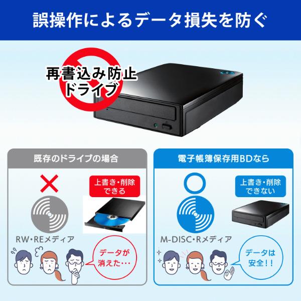 IO DATA(アイオーデータ) 外付けブルーレイドライブ 電子帳簿保存用(Windows11対応) ブラック BRD-UT16D/M1 ［USB-A］ 【sof001】 [振込不可][代引不可] | I-O DATA | 07