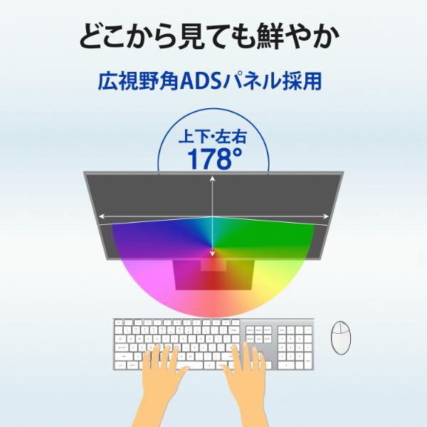 IO DATA(アイオーデータ) PCモニター  ブラック LCD-A241DBX ［23.8型 /フルHD(1920×1080) /ワイド /75Hz］ | I-O DATA | 08