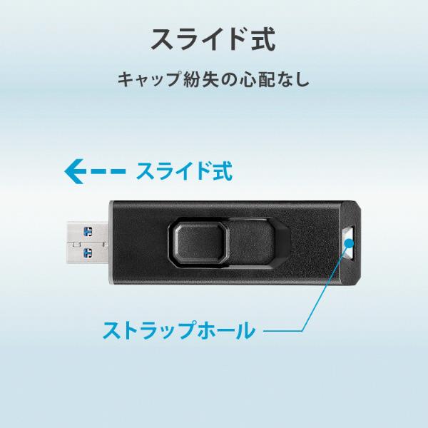 IO DATA(アイオーデータ) SSPS-US1GR 外付けSSD USB-A接続 (Chrome/Mac/Windows11対応)(PS5/PS4対応) グレー×ブラック ［1TB /ポータブル型］ | I-O DATA | 04