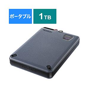 IO DATA(アイオーデータ) HDPD-SUTC1 外付けHDD USB-C＋USB-A接続 「BizDAS」セキュリティモデル(Mac/Windows11対応)  ［1TB /ポータブル型］ | I-O DATA