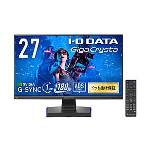 IO DATA(アイオーデータ) KH-GD271JD ゲーミングモニター GigaCrysta 3年保証 ブラック ［27型 /フルHD(1920×1080) /ワイド /180Hz］ | I-O DATA