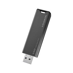 アイオーデータ SSPS-US500GR/S 外付けSSD USB-A接続 かんたんデータ移行アプリ内蔵(Windows11対応) グレー×ブラック ［500GB /ポータブル型］ | I-O DATA