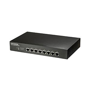 アイオーデータ スイッチングハブ [8ポート /10Giga対応 /電源内蔵] メタル筐体  ブラック BSH-XG08 | I-O DATA