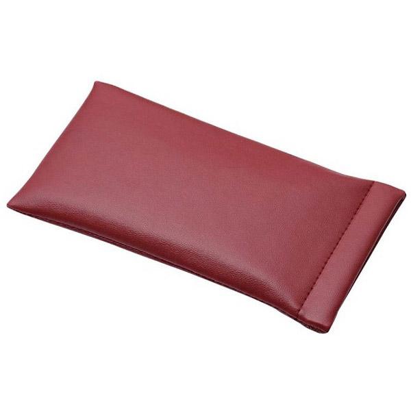 パール 片口ソフト メガネケース（レッド）SP-7 RE | Pearl | 01