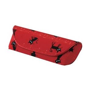 パール セミハード メガネケース（黒猫のワルツ）HFU-69 | Pearl