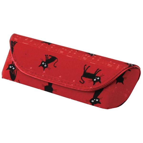 パール セミハード メガネケース（黒猫のワルツ）HFU-69 | Pearl | 01