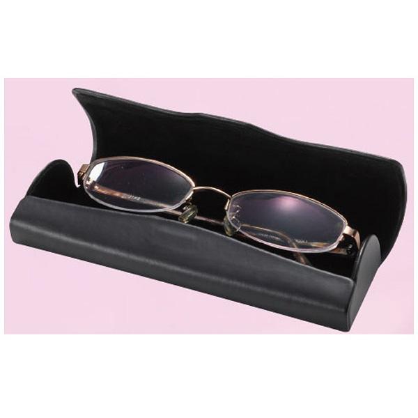 パール セミハード メガネケース（本革 ブラック）HFD-11 BL | Pearl | 03