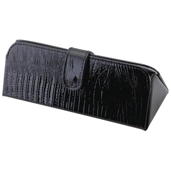 パール セミハード メガネケース（三角 ブラック）GA-108 BL | Pearl | 01