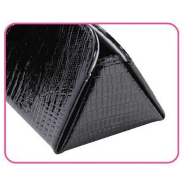 パール セミハード メガネケース（三角 ブラック）GA-108 BL | Pearl | 03