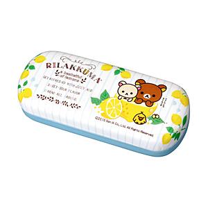 【在庫限り】 パール リラックマ メガネケース（フレッシュレモン/ホワイト）WH [振込不可] | Pearl