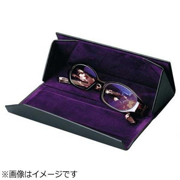 パール 折りたたみ式 セミハード メガネケース（ブラック×レッド）HFU-84 BL/RE | Pearl | 03