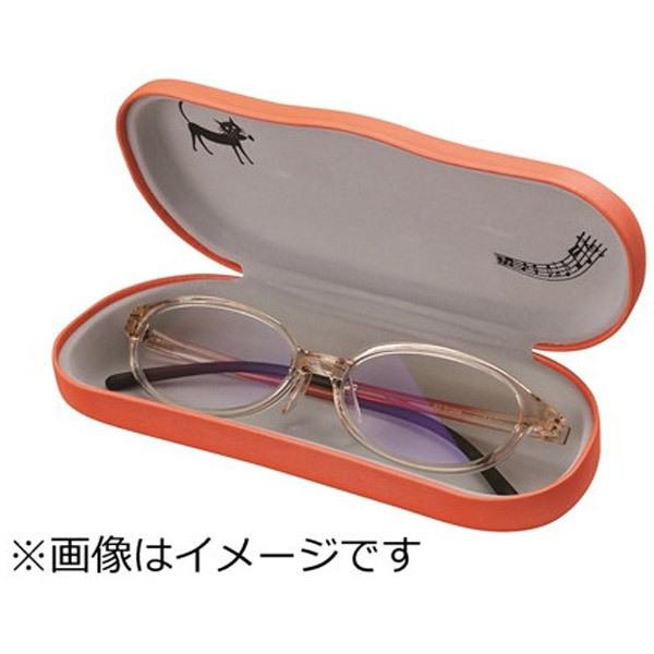 パール ハード メガネケース（ネコとめがね/オレンジ）SO-72 OR | Pearl | 02