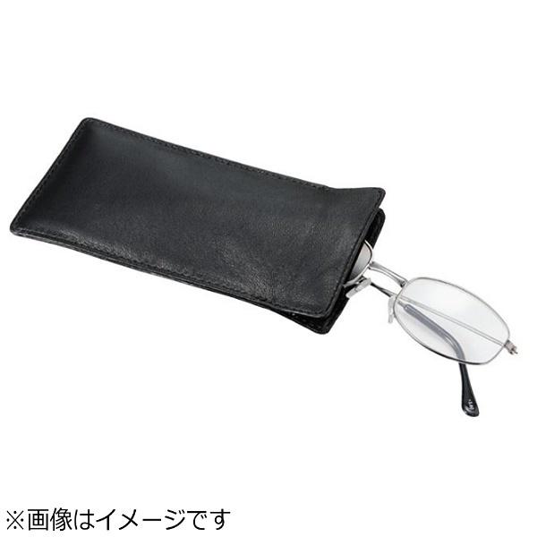 パール 片口本革 ソフト メガネケース（ブラウン）BR | Pearl | 01