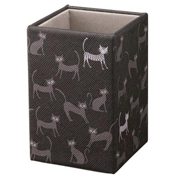 パール ねこ柄（小柄） メガネスタンド（ブラック）BL | Pearl | 01