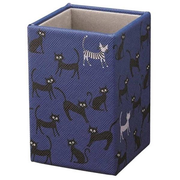 パール ねこ柄（小柄） メガネスタンド（ブルー）BU | Pearl | 01