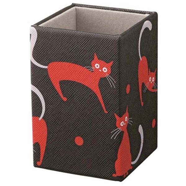 パール ねこ柄（大柄） メガネスタンド（ブラック）BL | Pearl | 01