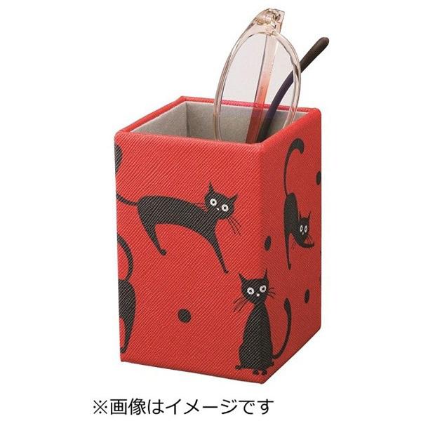 パール ねこ柄（大柄） メガネスタンド（ブラック）BL | Pearl | 02