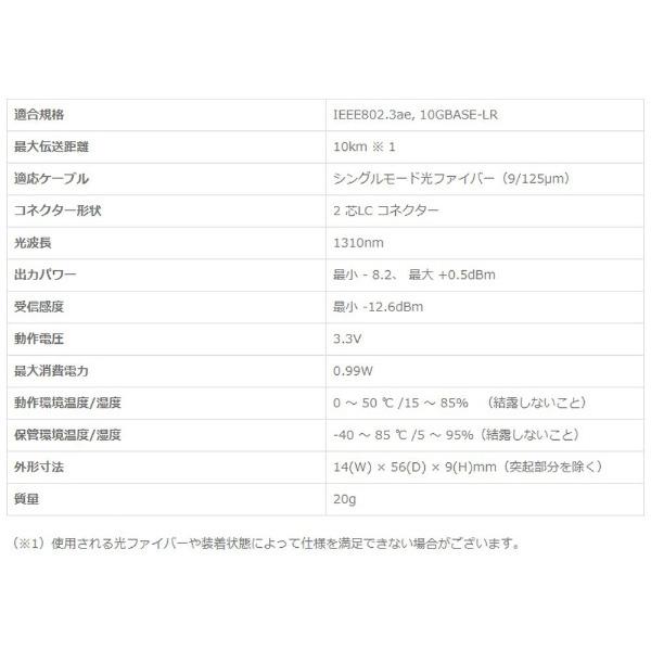 YAMAHA(ヤマハ) ヤマハネットワーク製品用　SFP+モジュール（10GBASE-LR） YSFP-10G-LR | YAMAHA | 02