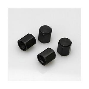 大橋産業 エアーバルブキャップ ブラック4個入 | 大橋産業