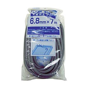 ダイオ化成 Dio　網押えゴム7m巻　太さ6．8mm　グレイ　211413 | 
