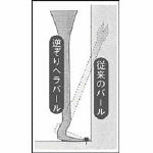 小山刃物製作所 CP-17 モクバ印 逆ぞりヘラバール(尾割れ)40mm幅×190mm |  | 01