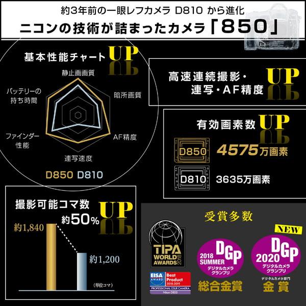 Nikon(ニコン) D850 ボディ [ニコンFマウント] デジタル一眼レフカメラ [振込不可] | ニコン | 10