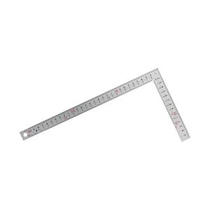 シンワ測定 10451 曲尺厚手広巾 シルバー30cm建築・鉄工用 表裏目盛 8段cm数 | 