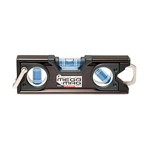 シンワ測定 ハンディレベル MEGA−MAG150mm黒マグネット付 73133 | 