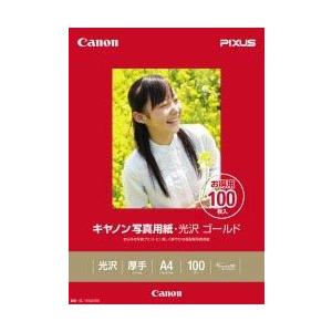 Canon(キヤノン) GL-101A4100 （キヤノン写真用紙・光沢ゴールド A4サイズ 100枚） | キヤノン