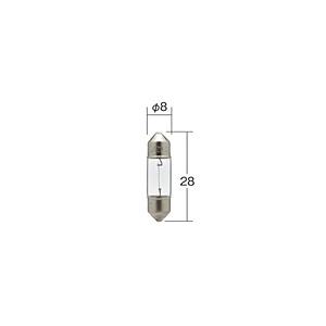 小糸製作所 24V5W　S7/8　T8×28　両口球　(1箱/10個入り）   2314｜y-sofmap