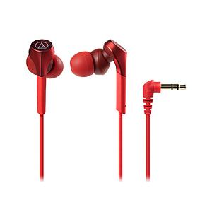 audio-technica(オーディオテクニカ) SOLID BASS ATH-CKS550X RD レッド【重低音モデル】 カナル型イヤホン | オーディオテクニカ