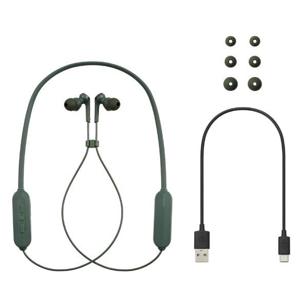 ブルートゥースイヤホン カナル型 グリーン ATH-CKS330XBT GR ［リモコン・マイク対応 /ワイヤレス(左右コード) /Bluetooth］ | オーディオテクニカ | 16