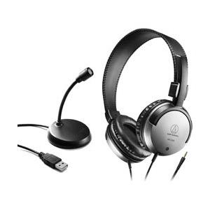 audio-technica(オーディオテクニカ) ヘッドセット＋PCマイク   AT9933USB PACK ［φ3.5mmミニプラグ /両耳 /ヘッドバンドタイプ］ 【864】 | オーディオテクニカ