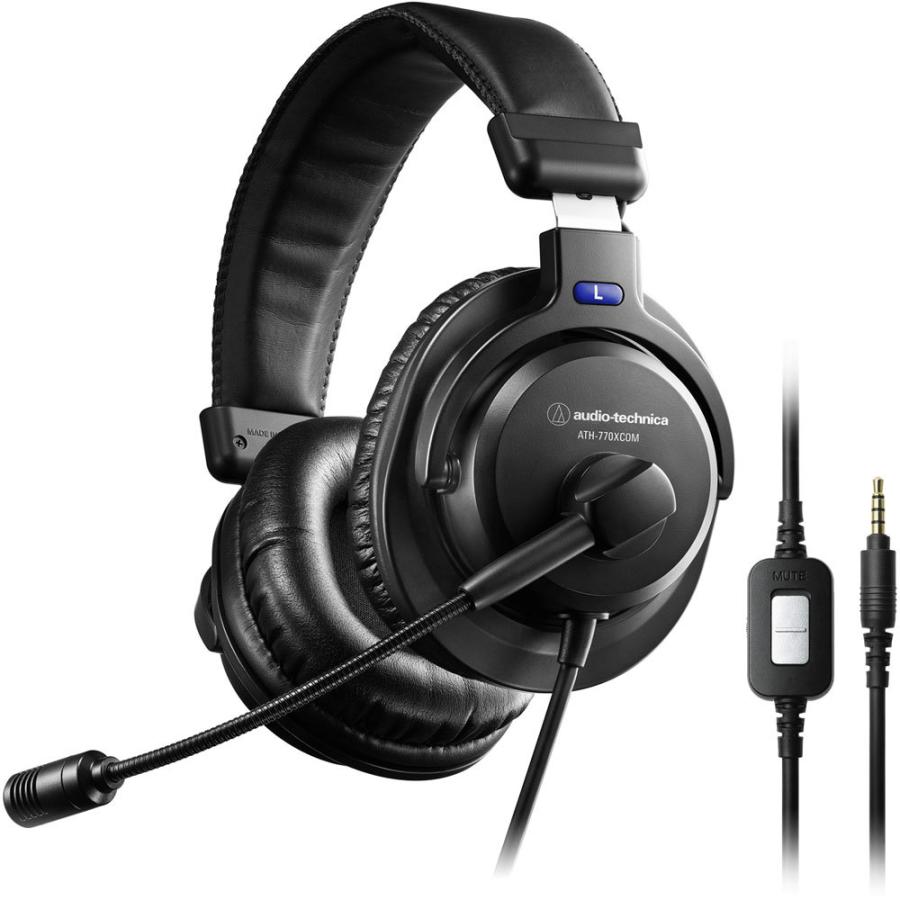 audio-technica(オーディオテクニカ) ヘッドセット   ATH-770XCOM ［φ3.5mmミニプラグ /両耳 /ヘッドバンドタイプ］ | オーディオテクニカ | 01