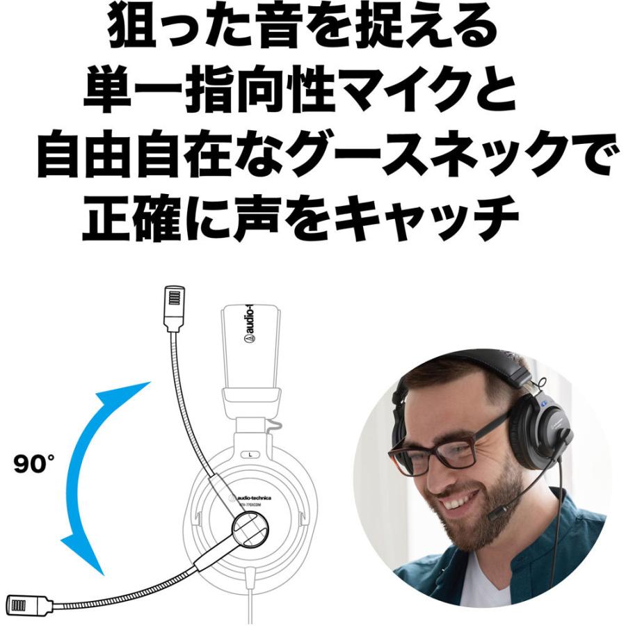 audio-technica(オーディオテクニカ) ヘッドセット   ATH-770XCOM ［φ3.5mmミニプラグ /両耳 /ヘッドバンドタイプ］ | オーディオテクニカ | 04