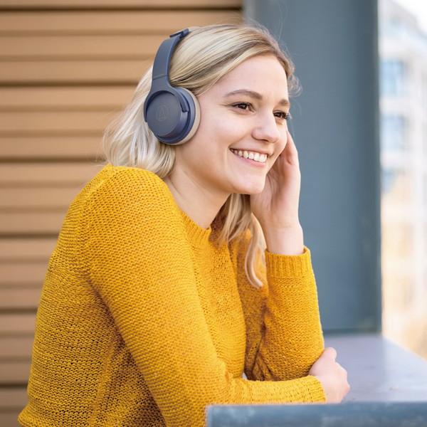 audio-technica(オーディオテクニカ) ブルートゥースヘッドホン  ネイビーベージュ ATH-S220BT NBG ［Bluetooth対応］ | オーディオテクニカ | 20