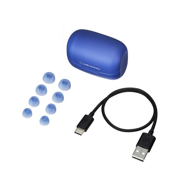 audio-technica(オーディオテクニカ) 完全ワイヤレスイヤホン  ブルー ATH-CK1TW BL ［リモコン・マイク対応 /ワイヤレス(左右分離) /Bluetooth］ | オーディオテクニカ | 10