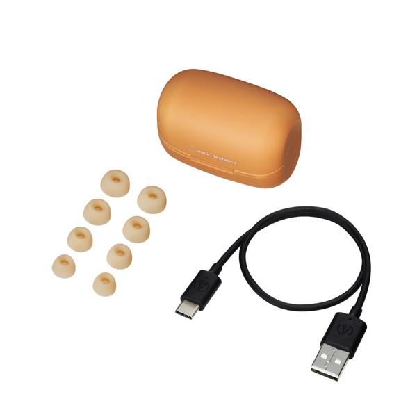 audio-technica(オーディオテクニカ) 完全ワイヤレスイヤホン  オレンジ ATH-CK1TW OR ［リモコン・マイク対応 /ワイヤレス(左右分離) /Bluetooth］ | オーディオテクニカ | 10