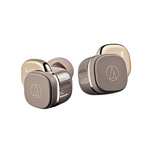 audio-technica(オーディオテクニカ) フルワイヤレスイヤホン  カフェラテ ATH-SQ1TW2NC CA ［カナル型 /ノイズキャンセリング対応］ | オーディオテクニカ