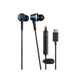 audio-technica(オーディオテクニカ) USBType-Cイヤホン  ブルー ATH-CKD7NC BL | オーディオテクニカ