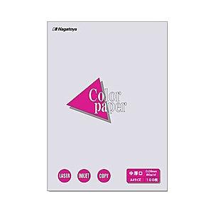 長門屋商店 ナ-3214 カラーペーパーCopa（コパ）中厚口 A4 藤 100枚 | 