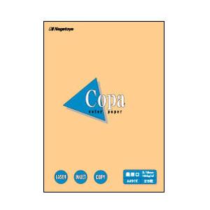 長門屋商店 ナ-3518 カラーペーパーCopa(コパ) 最厚口 A4 オレンジ 25枚 【864】 | 