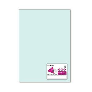 長門屋商店 “カラーペーパー” 中厚口 水 （A5サイズ・100枚）　ナ-5210 【864】 | 