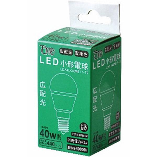 東京メタル LEDミニクリプトン電球　40W相当 電球色 LDA4LK40WE17-T2 【864】 |  | 02