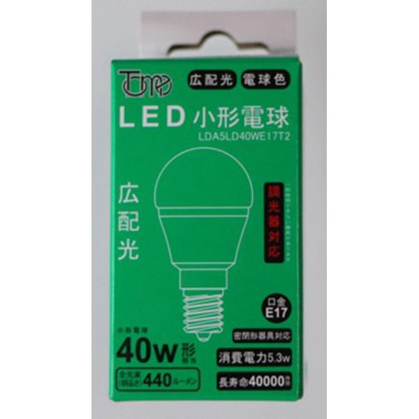 東京メタル LED電球　LDA5LD40WE17-T2　電球色 |  | 02