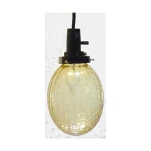 東京メタル LEDペンダントライト　オーバルアンバーヒビ　OAH-1LE [電球色] | 