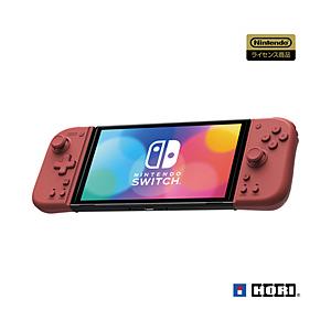 HORI グリップコントローラー Fit for Nintendo Switch アプリコットレッド NSW-398 | 