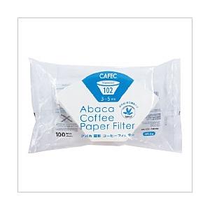 三洋産業 アバカ扇形コーヒーフィルター　102白100枚入り   AB102-100W | 